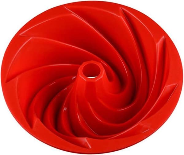 Stor 9,3-tommer rund silikonekageform - Non-stick silikonekageform