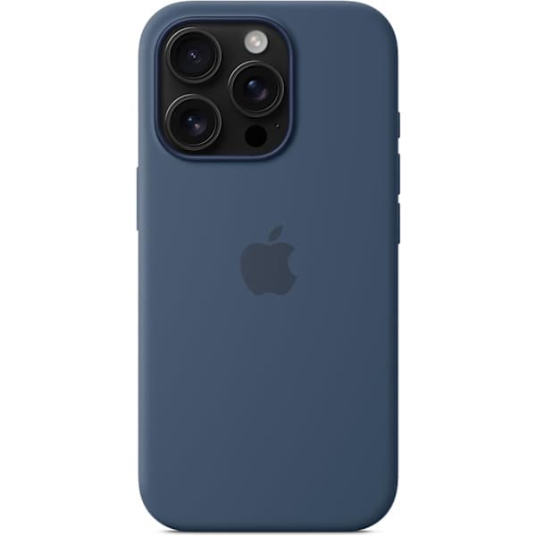 Apple iPhone 16 Pro silikondeksel med MagSafe - Mørkeblå