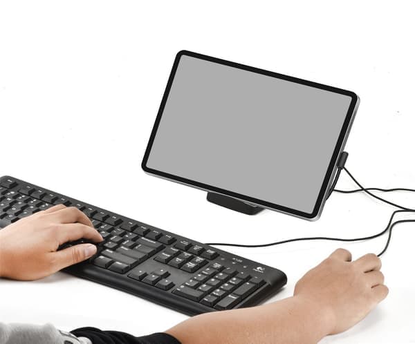 USB-C Hub Dockingstation Telefonholder Dex Pad Station USB-C Kompatibel Dock Strømoplader Kit