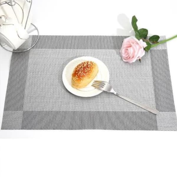 Dekkebrikke - Sklisikker - Vaskbar - Rektangulær - 30 x 45 cm - Sett med 6
