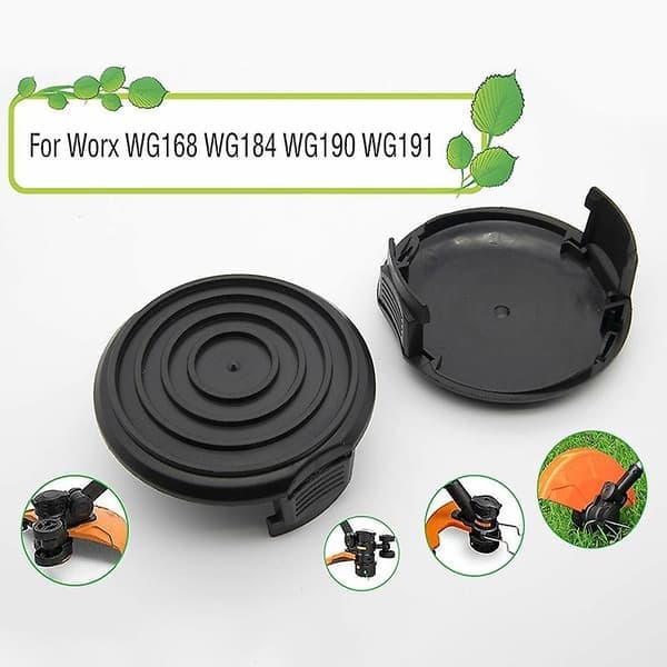 2 stk. WA0037 erstatningsspolehetter for Worx WG168 / WG184 / WG190 / WG191 gresstrimmerlinjebeskyttelse