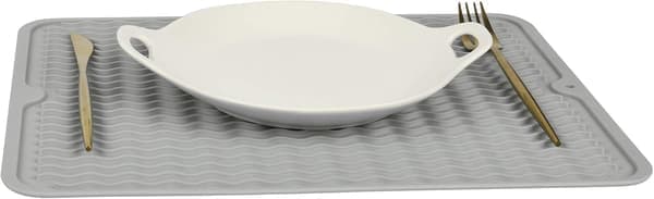 Super Kitchen Stor Silikon Dryppmatte for Oppvask, Oppvaskstativ, Tørkematte