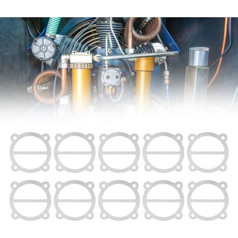 10-delt udskiftningspakning i aluminium til luftkompressor til 65 mm cylinderdiameter