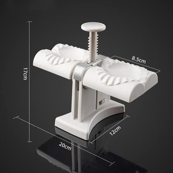 PASTAMASKIN - Automatisk dumplingpress - Dubbelhuvud - Hemmabruk - 1 styck