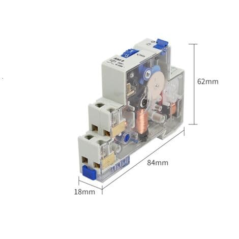 24-timmars elektromekanisk trapptimer – DIN-skenmontering – 4 ledare – 0W standby-strömförbrukning – Hållbar synkronmotor