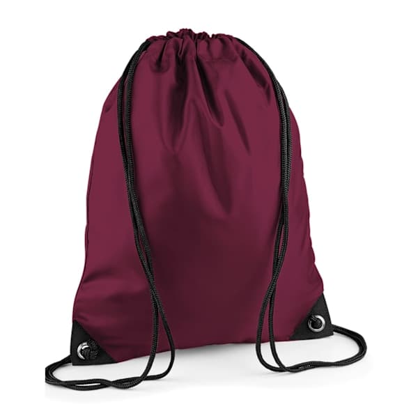 Bagbase Premium Snørepose One Size Bordeaux Bordeaux One Size Burgundy