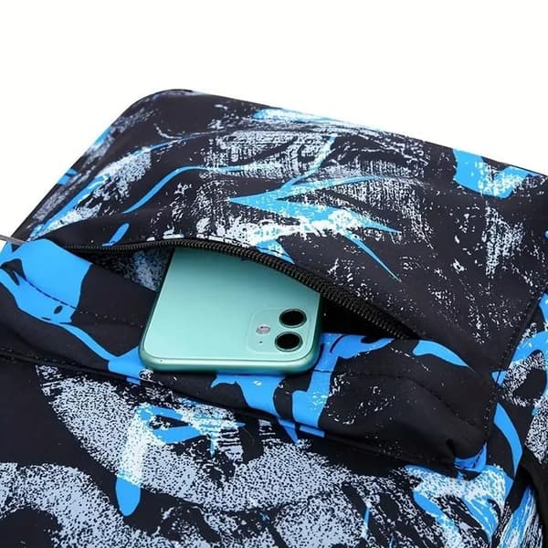 Lille 15L vandrerygsæk, let og foldbar, ideel til camping og rejser, unisex (sort).