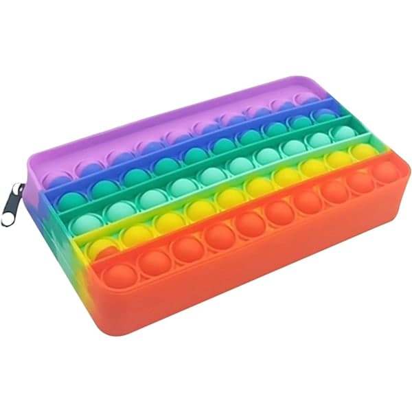 Penneveske Push Pop Fidget Leke & Enkel Sensorisk Silikon