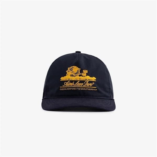 Aim Leon Dore Unisex Justerbar Baseball Kasket Navy Blue