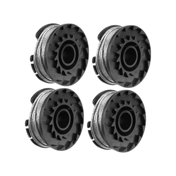 Pakke med 4 spoler med trimmertråd for Bosch Easygrasscut 23, 26, 18, 18-230 gresstrimmere