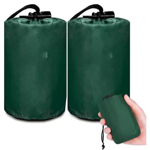 2 stk. nødsoveposer, bivuakkposer, campingsoveposer, overlevelsesutstyr, ly