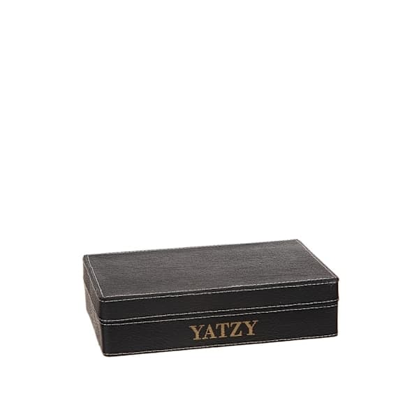 Yatzy box in faux leather - available in several colors Brown brown