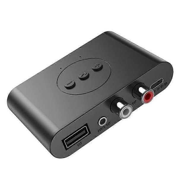 B21 Bluetooth-kompatibel 5.0 lydmottaker U-disk RCA 3,5 mm AUX-jack stereomusikkadapter