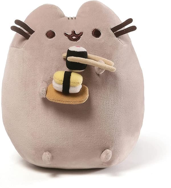Pusheen Snackables Sushi Spisepinde Plysdyr Kat, 7\"