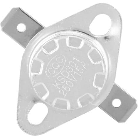 KSD301 Termostatbryter, 5 stk, 250V, 15A, normalt lukket temperaturkontroll, 60℃