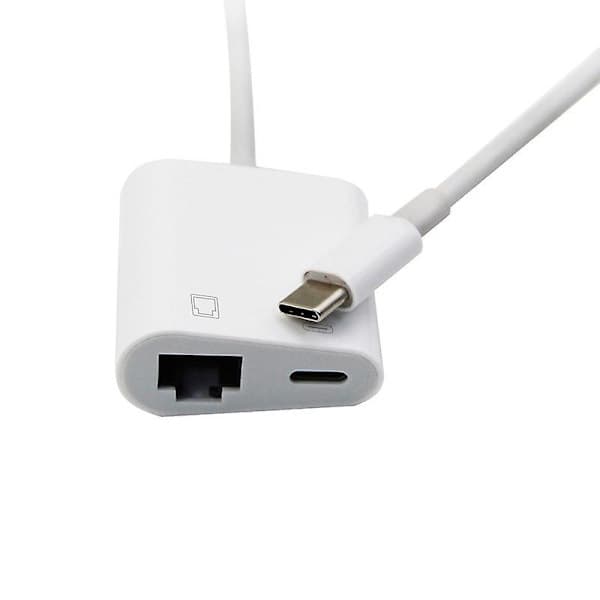 Type C OTG Ethernet-adapter USB C til RJ45 Ethernet LAN Kablet Netværkskonverter 100 Mbps til Type C Mo