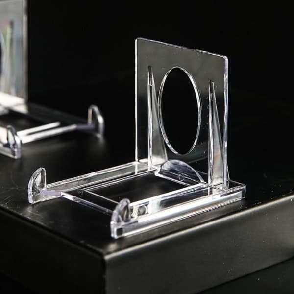 20 sett akryl displaystativ Transparent stativ Mini myntholder Transparent 20 stk-20 stk