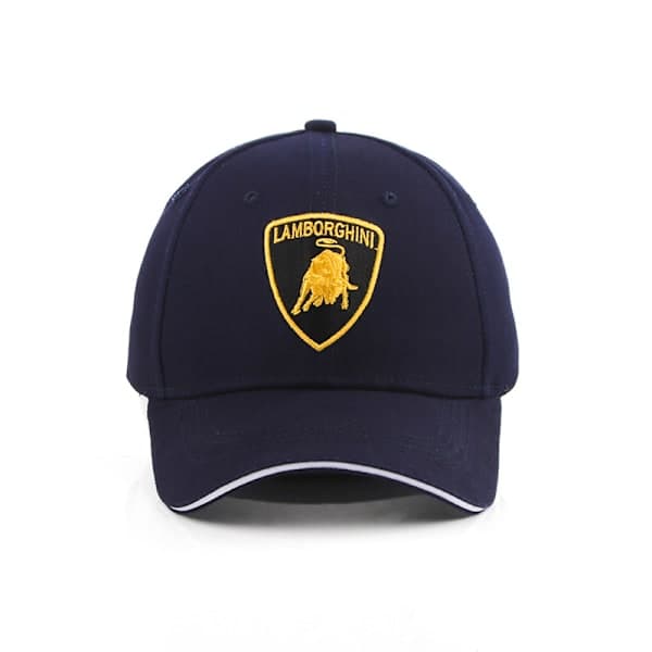 Lamborghini Racing -lippalakki miehille, brodeerattu aurinkolippa