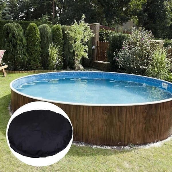 Solar Pool Cover, Spa Cover 190T, Sort 200×30 cm
