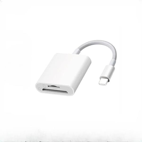 Hukommelseskortlæser SD-kortlæser Lightning / USB-C / USB OTG iPhone Lightning til SD Lyn til SD