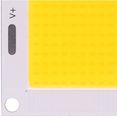 5 stk/sæt højeffekt 50W COB LED integreret lampechip til DIY spotlightpære (varmt lys)