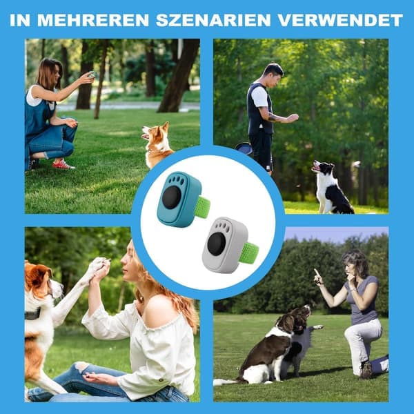 Klicker för hundträning – 2-pack, perfekt för valp & katt, praktiskt set