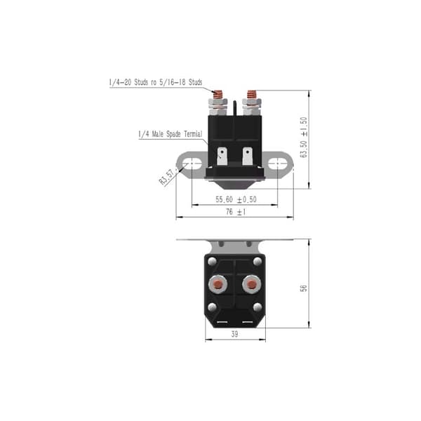 1 startrelæ-solenoid, tilbehør til havetraktor, kobber og forstærket nylon til MTD 725 04439B