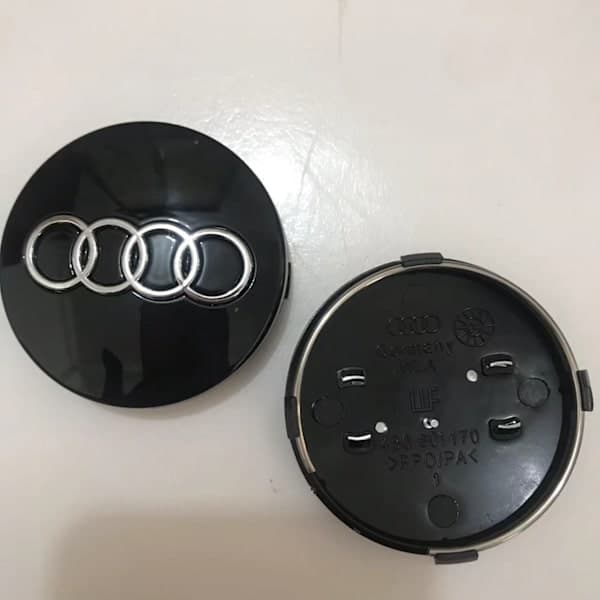Centrumkåpor till AUDI 60mm 4-pack black