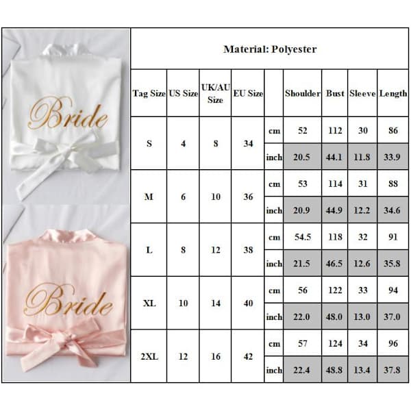 Brudtärnsrock för bröllopsfest redo rosa 2XL Pink 2XL