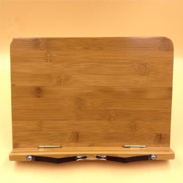 Lukuteline - 34x24cm - Bambu - Kokoontaitettava - 5 katselukulmaa