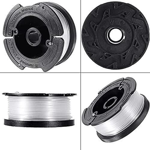 Ersättningsspole med tråd - Black+Decker - A6481 - Förpackning med 6 - Diameter 1,5 mm - Längd 10 m