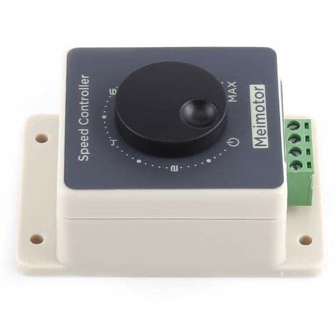 12V Motorhastighetskontroller, PWM Motorhastighetskontroller Pulsbreddemodulator DC10-60V 20A Vanntett Skall