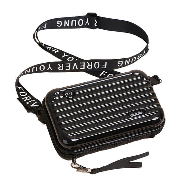 Crossbody-puhelinlaukku, musta