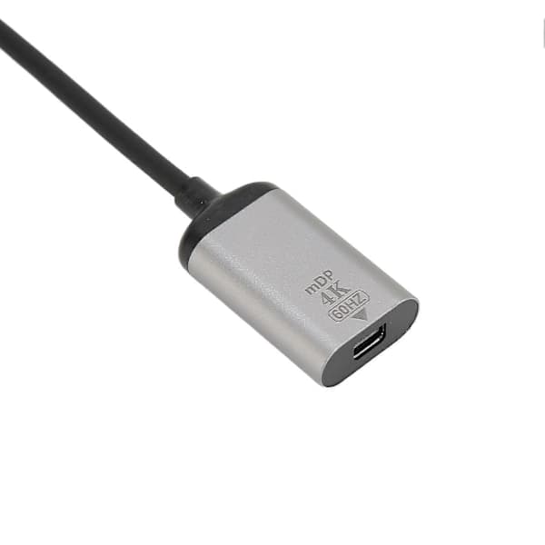 USB-C til DisplayPort Adapter 4K 60Hz Aluminiumlegering Plug and Play USB-C til Mini DP Adapter til Laptop Telefon Tablet