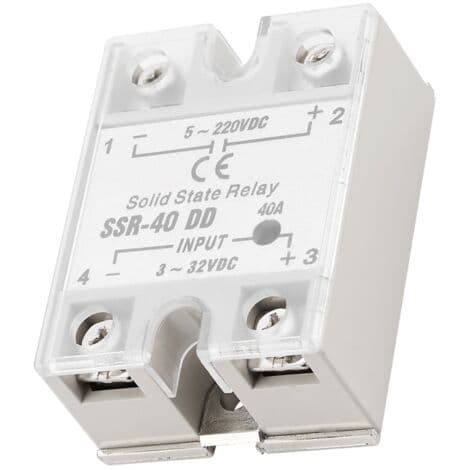 SSR-40 DD 40A 5-220VDC Solid State Relæ til industrielle automatiseringsprocesser
