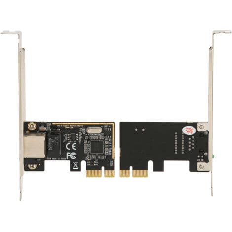 PCI Express Gigabit Ethernet 1000 Mbps Nätverkskort PCIe RJ45 LAN-adapter för PC Stöder Windows
