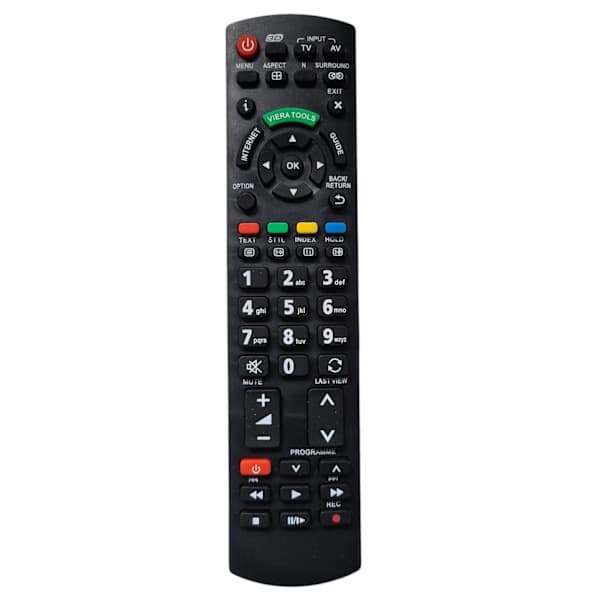 Fjernbetjening til Panasonic TV N2QAYB Sort