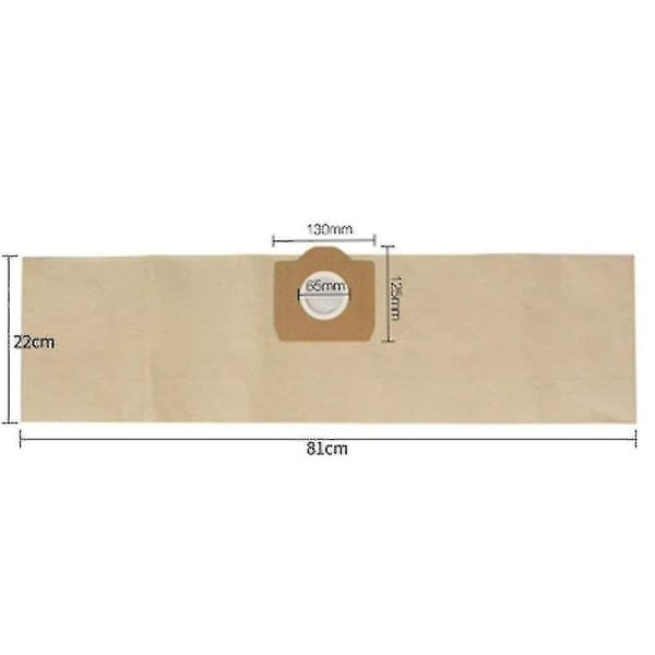 5x støvsugerpose 1x filter til Karcher WD3 Premium støvsuger - Perfekt