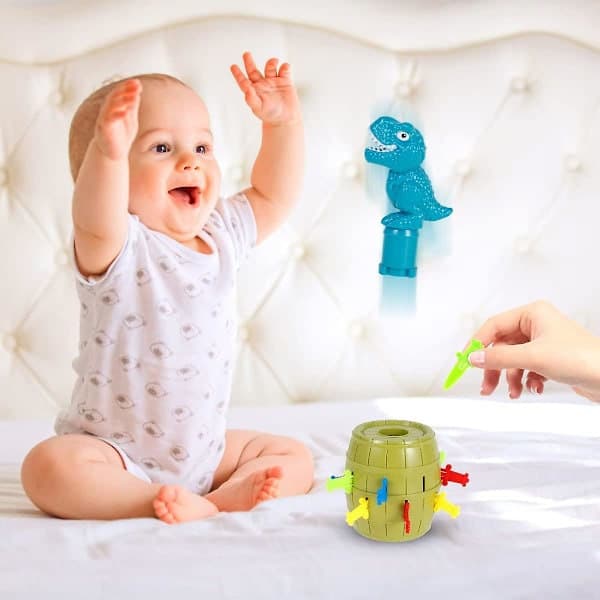 Pop-up dinosaurlegetøj, tynde dinosaurlegetøj, sjovt actionbrætspil til børn