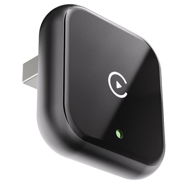 2-i-1 Trådløs CarPlay-adapter, Trådløs CarPlay & Android Auto-adapter – Kompakt, Plug-and-play Sort