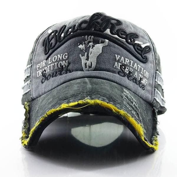 Graffiti text baseballkeps tvättad keps cowboy solhatt