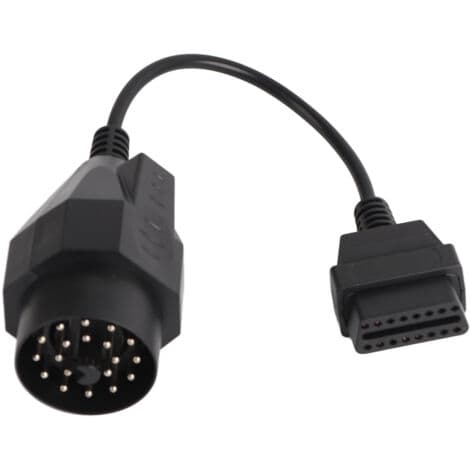 OBD2 20-bens til 16-bens adapterkabel – Kompatibel med E36 E38 E39 E46 E53 X5 Z3 – ABS-materiale – Længde 320 mm