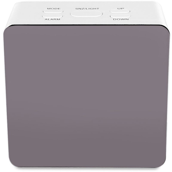 Stille LED Speilklokke Multifunksjonsdisplay Tid/Temperatur