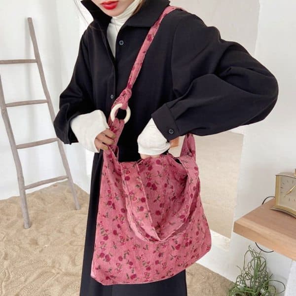 Lærred Crossbody Taske 2 2 2 2 2