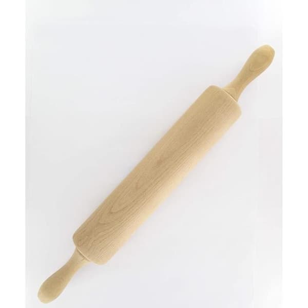 Kjevle 6x44,5cm i bøketre, beige, 46 x 6 x 6 cm