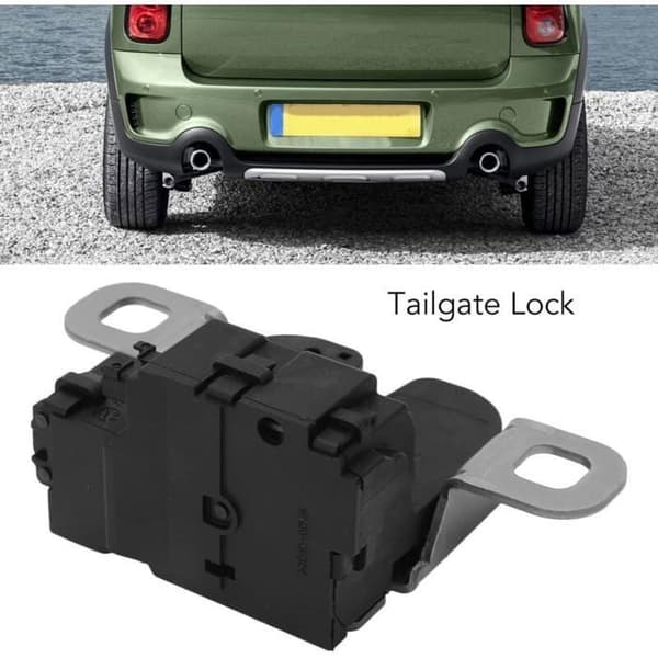 Billåge bagagerumslås aktuator lås 51249802312 erstatning for MINI Countryman R60, sort