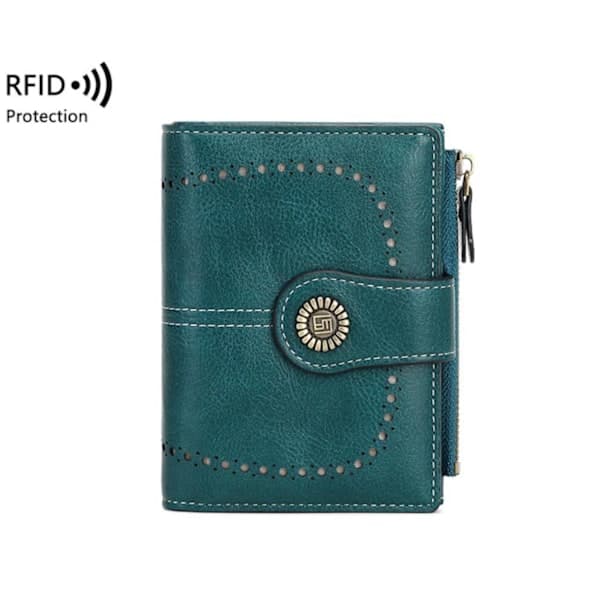 RFID liten kortlommebok svart black