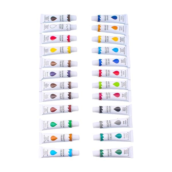 Akrylmaling Sæt 24 Farver 12ml