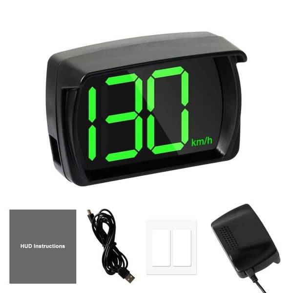 Smart GPS HUD Speedometer, KM/T GPS Digital Speedometer, 360° LED Digital Hastighedsindikator, til Cykler