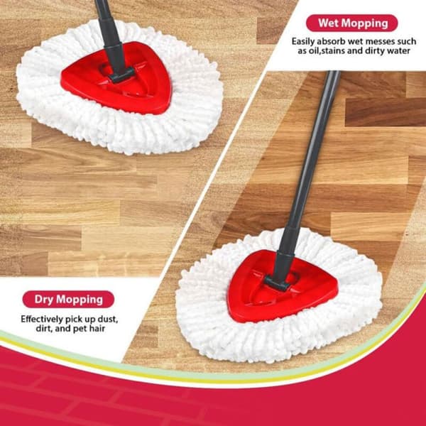 EasyWring utbytesmopphuvuden – Tvättbara, lätta att rengöra – 3-pack
